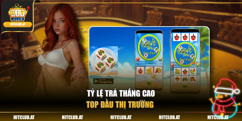 Tỷ lệ trả thắng cao top đầu thị trường
